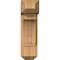 Ekena Millwork Imperial Craftsman Smooth Bracket w/ Offset Brace, Western Red Cedar, 7 1/2"W x 18"D x 26"H BKT0806X18X26IMP04SWR - alternate 3